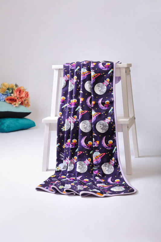 Cosmic Adventure Cotton Snug Blanket