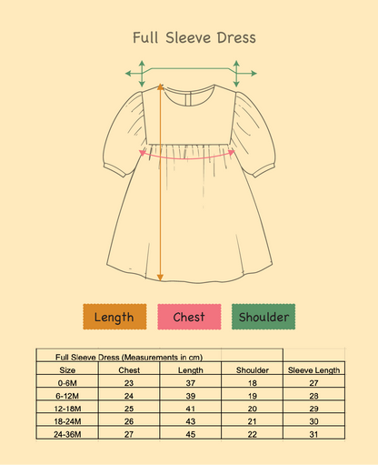 Welcome to the Circus Long Sleeved Frill Dress