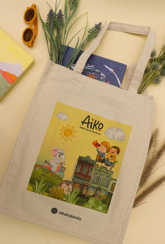 Aiko Adventures Tote Bag (Bright Sunshine)