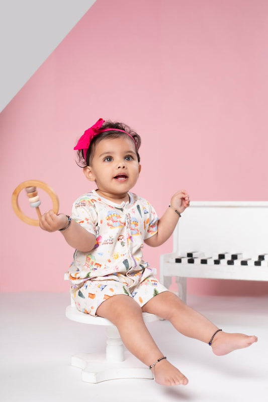 A Day in the Park Short Sleeve Romper Suit
